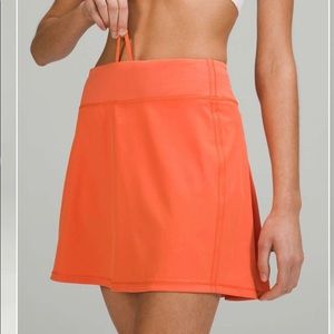 Lululemon pace rival extra long skirt warm coral 6